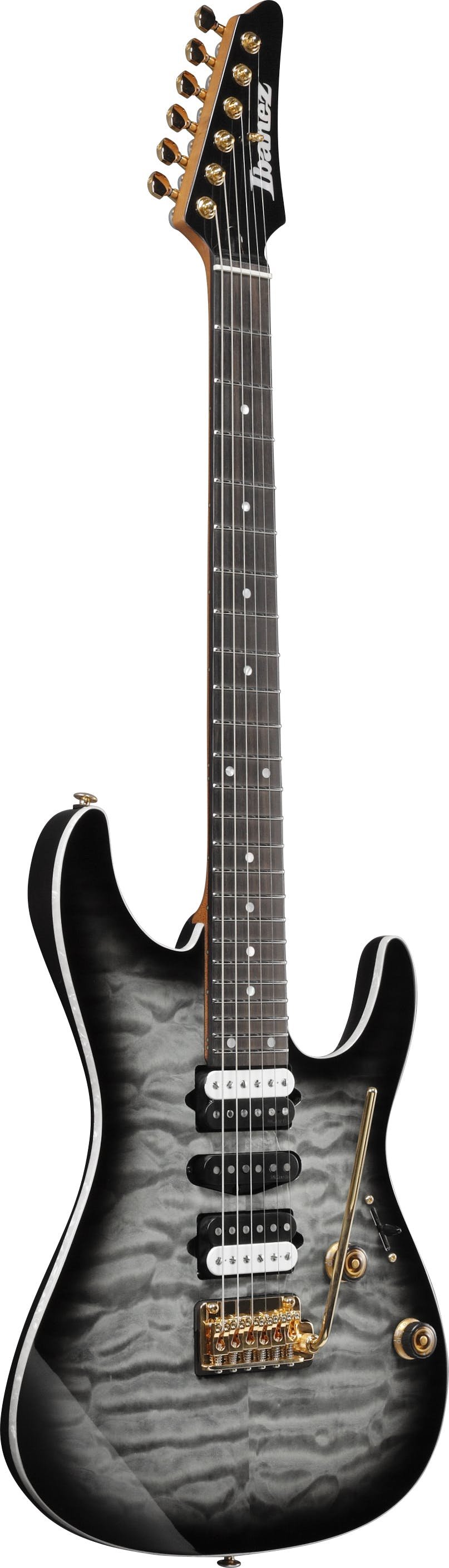 Ibanez AZ47P1QM-BIB Premium Electric Guitar in Black Ice Burst